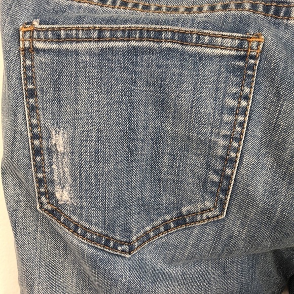 Edyson Relaxed Boyfriend Destroyed Distressed Light Wash 26 Mid Rise - Picture 10 of 13